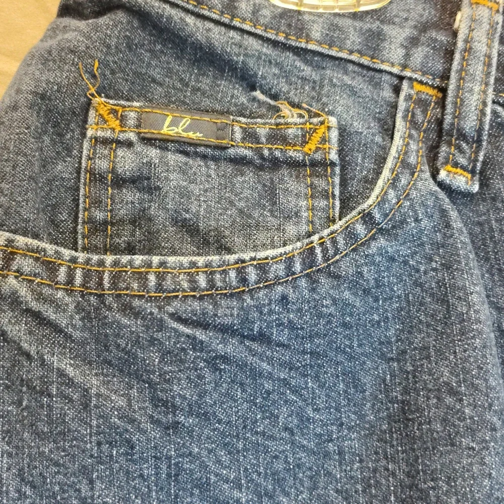 Lee Womens Vintage Y2K High‎ Rise Capri Jeans Medium Wash Blue Size 12M
